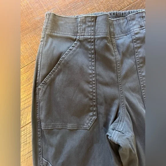 Spanx Stretch Twill Cargo Jogger Sz small grey black - Picture 4 of 7